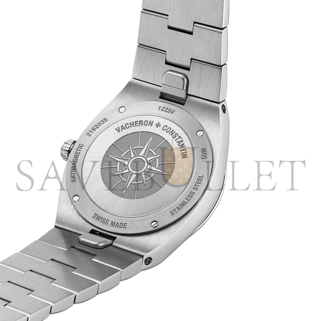 VACHERON CONSTANTIN OVERSEAS QUARTZ 33 MM STEEL WATCH 1225V/200A-B590